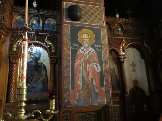 Святой Мирон фреска